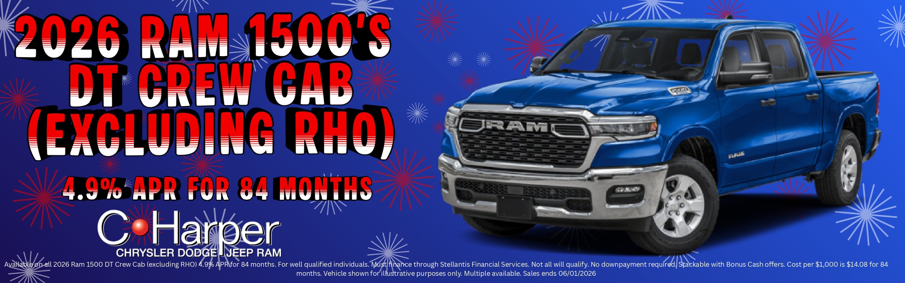 2026 Ram 1500's DT Crew Cab
