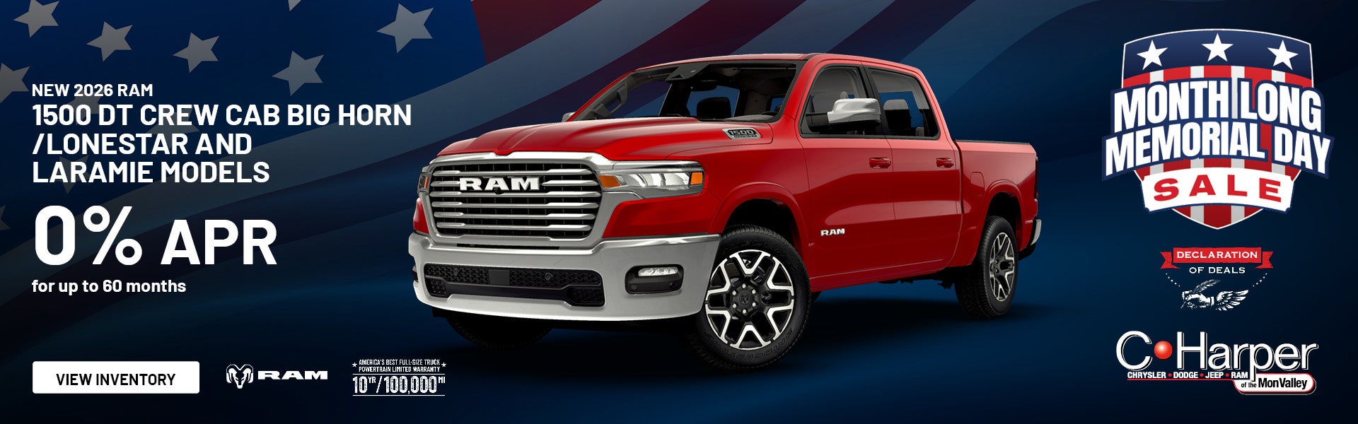 Save on a new 2026 RAM 1500 DT