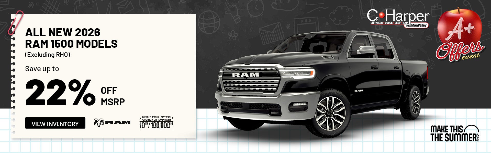 New 2026 RAM 1500 Models