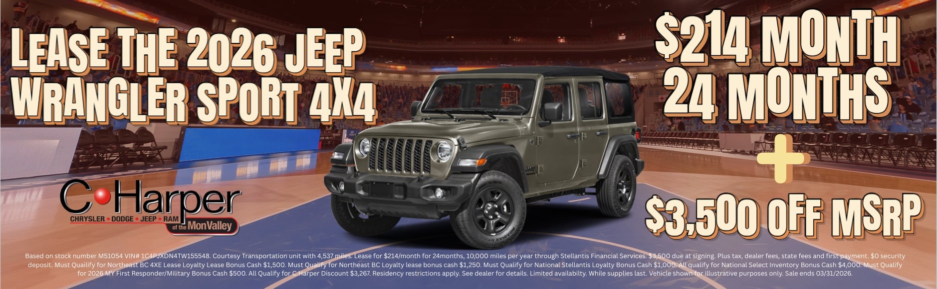 2026 Jeep Wrangler sport